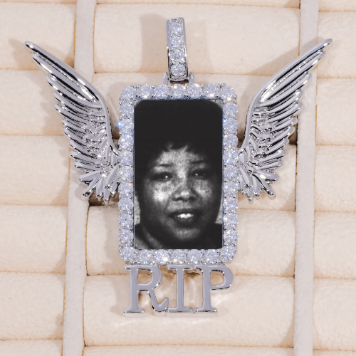 RIP WING 3D CUSTOM PICTURE PENDANT