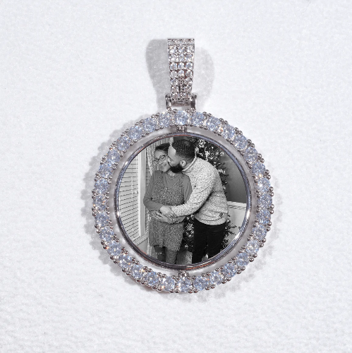 3D Spinning 2-Faced Custom Picture Pendant