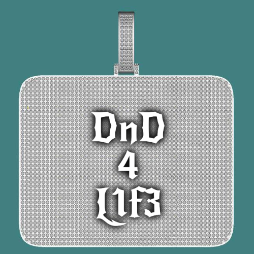 CUSTOM LETTER NECKLACE 3D BIG SQUARE