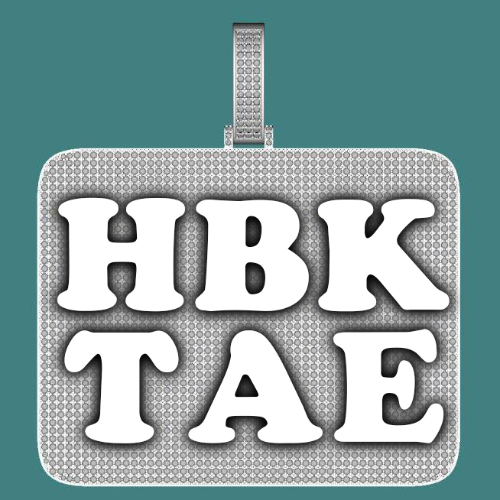 CUSTOM LETTER NECKLACE 3D BIG SQUARE
