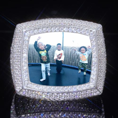 3D CUSTOM PICTURE ICED RING