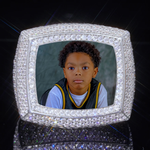 3D CUSTOM PICTURE ICED RING