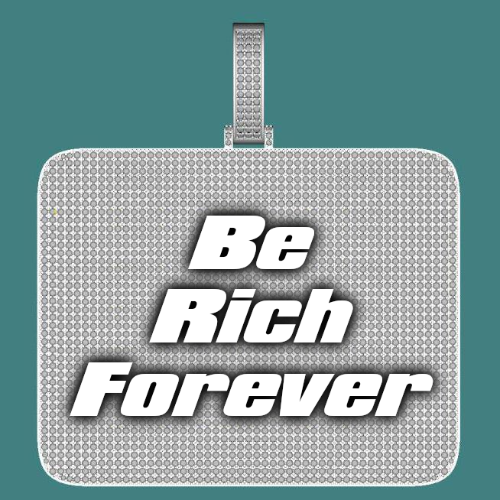 CUSTOM LETTER NECKLACE 3D BIG SQUARE