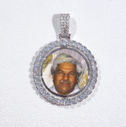 3D Spinning 2-Faced Custom Picture Pendant