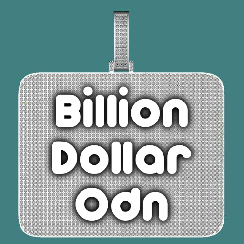 CUSTOM LETTER NECKLACE 3D BIG SQUARE