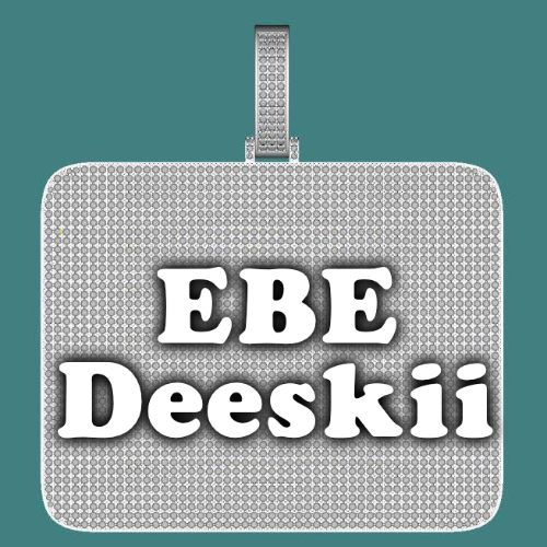 CUSTOM LETTER NECKLACE 3D BIG SQUARE