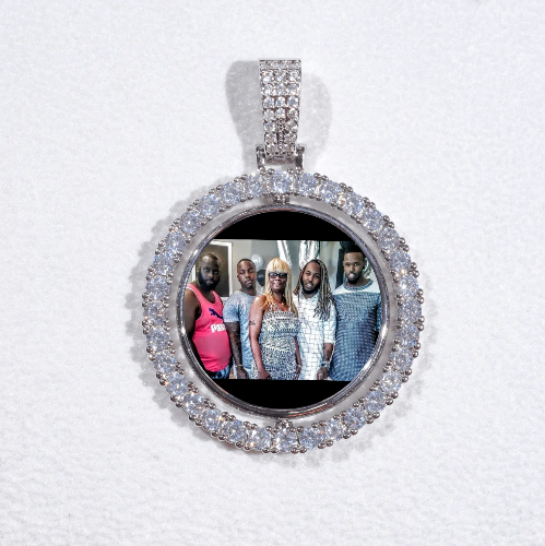 3D Spinning 2-Faced Custom Picture Pendant