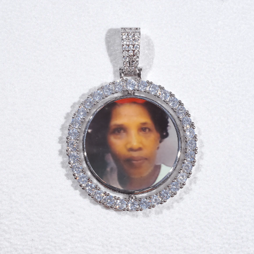 3D Spinning 2-Faced Custom Picture Pendant