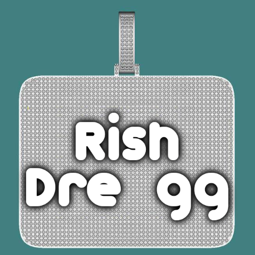 CUSTOM LETTER NECKLACE 3D BIG SQUARE