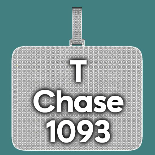 CUSTOM LETTER NECKLACE 3D BIG SQUARE