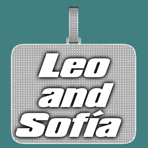 CUSTOM LETTER NECKLACE 3D BIG SQUARE