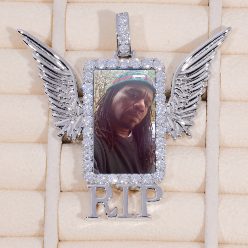 RIP WING 3D CUSTOM PICTURE PENDANT