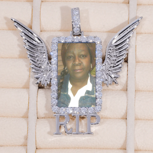 RIP WING 3D CUSTOM PICTURE PENDANT