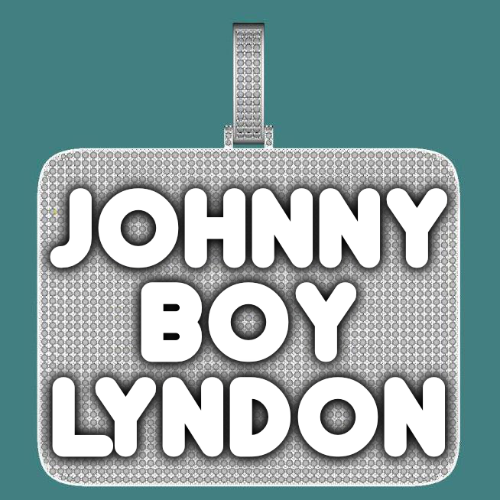 CUSTOM LETTER NECKLACE 3D BIG SQUARE