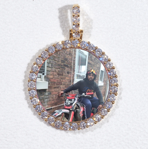 3D CIRCLE CUSTOM PICTURE PENDANT SMALL SIZE