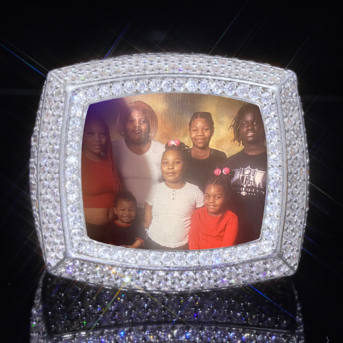 3D CUSTOM PICTURE ICED RING