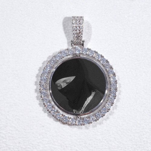 3D Spinning 2-Faced Custom Picture Pendant