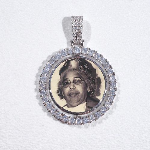 3D Spinning 2-Faced Custom Picture Pendant