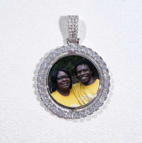 3D Spinning 2-Faced Custom Picture Pendant