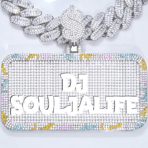 CUSTOM LETTER NECKLACE 3D COLORFUL SQUARE
