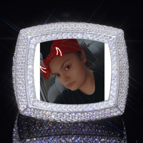3D CUSTOM PICTURE ICED RING