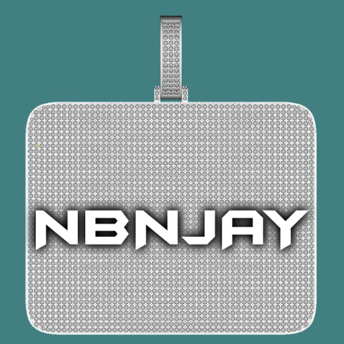 CUSTOM LETTER NECKLACE 3D BIG SQUARE