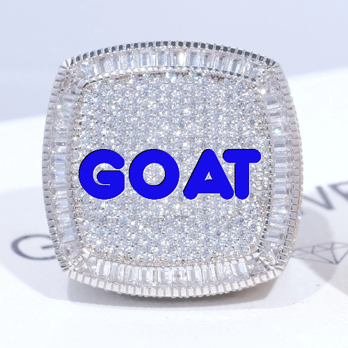 CUSTOM LETTER 3D ICED RING