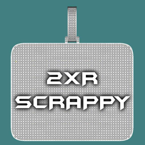 CUSTOM LETTER NECKLACE 3D BIG SQUARE