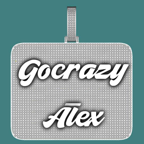 CUSTOM LETTER NECKLACE 3D BIG SQUARE