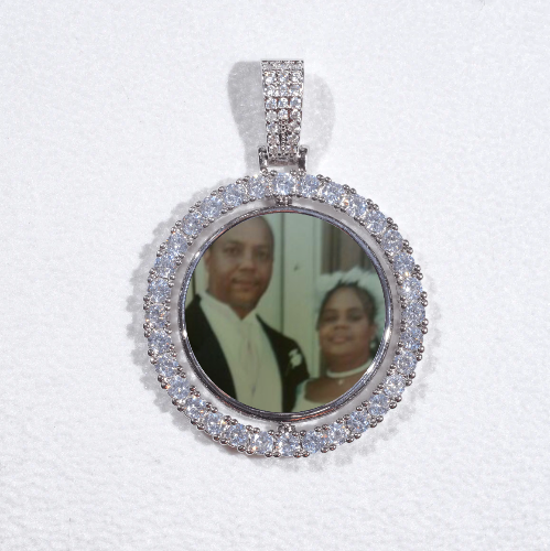 3D Spinning 2-Faced Custom Picture Pendant