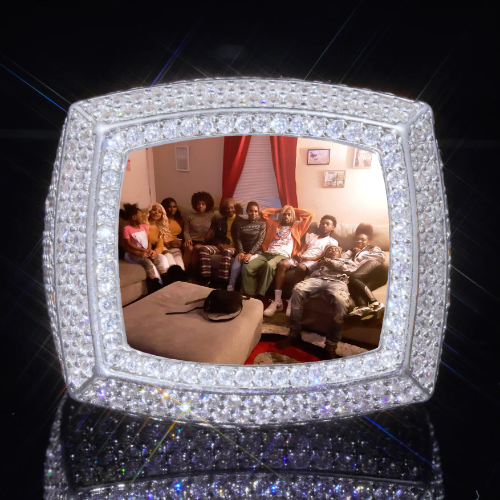 3D CUSTOM PICTURE ICED RING