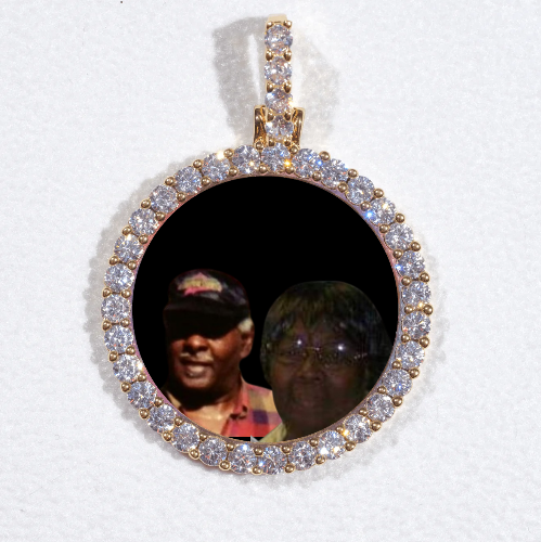 3D CIRCLE CUSTOM PICTURE PENDANT SMALL SIZE