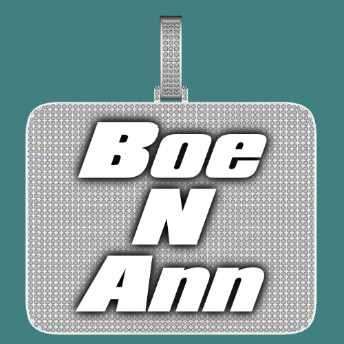 CUSTOM LETTER NECKLACE 3D BIG SQUARE