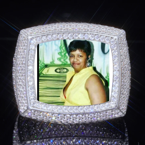 3D CUSTOM PICTURE ICED RING