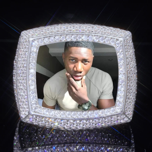 3D CUSTOM PICTURE ICED RING