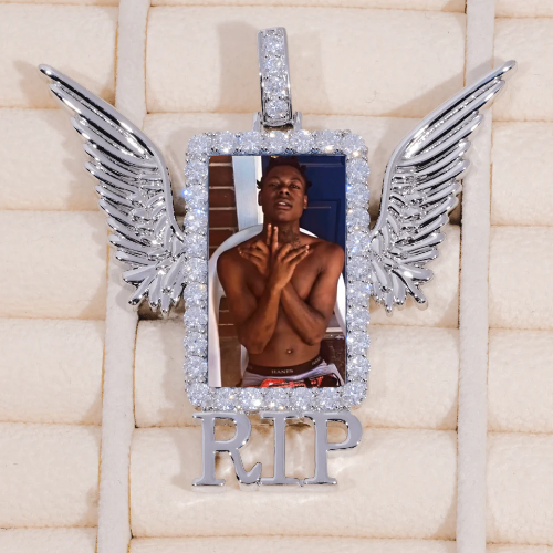RIP WING 3D CUSTOM PICTURE PENDANT