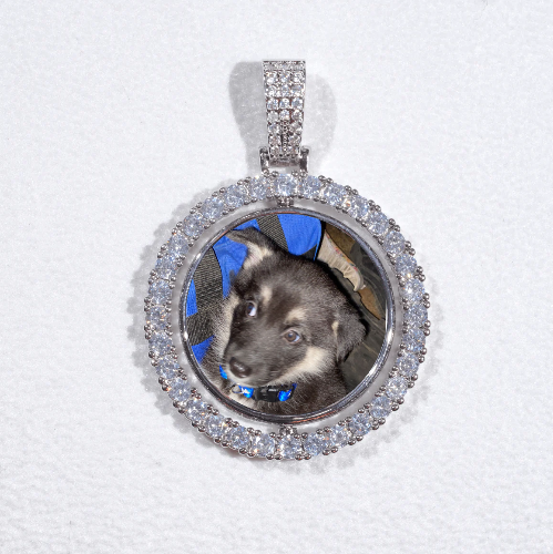 3D Spinning 2-Faced Custom Picture Pendant