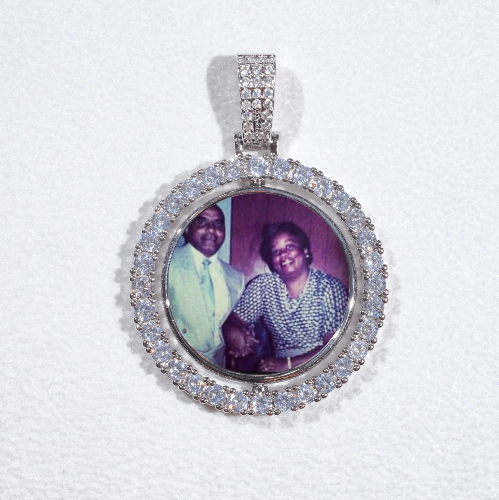 3D Spinning 2-Faced Custom Picture Pendant