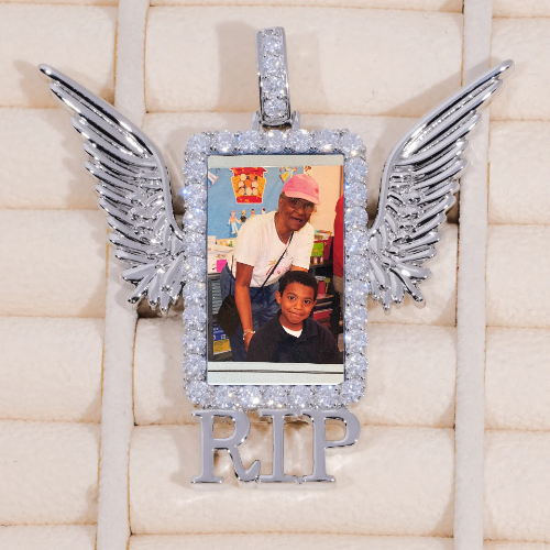 RIP WING 3D CUSTOM PICTURE PENDANT