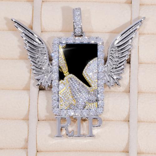 RIP WING 3D CUSTOM PICTURE PENDANT