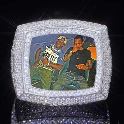 3D CUSTOM PICTURE ICED RING