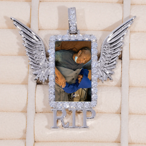 RIP WING 3D CUSTOM PICTURE PENDANT