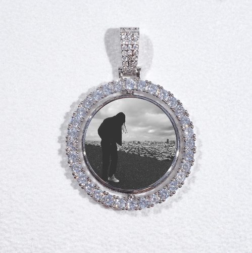 3D Spinning 2-Faced Custom Picture Pendant