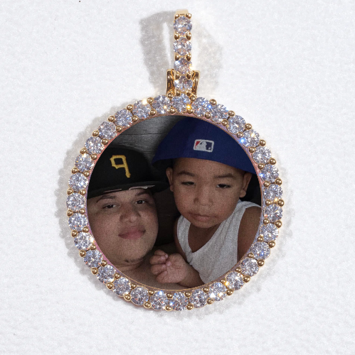 3D CIRCLE CUSTOM PICTURE PENDANT SMALL SIZE
