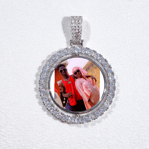 3D Spinning 2-Faced Custom Picture Pendant