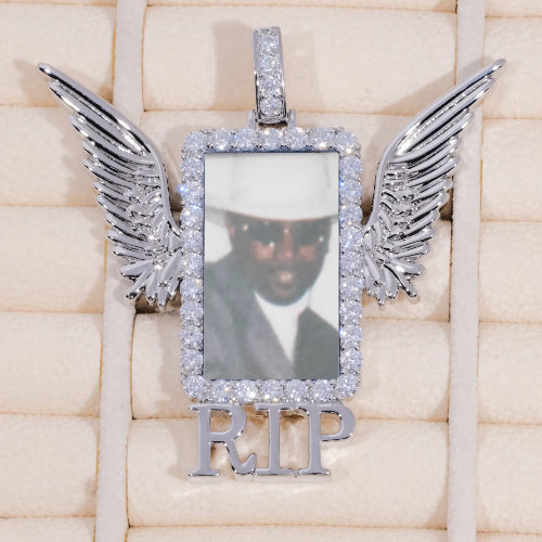 RIP WING 3D CUSTOM PICTURE PENDANT