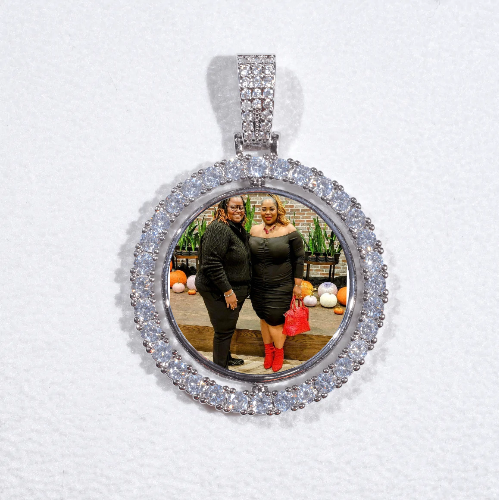 3D Spinning 2-Faced Custom Picture Pendant