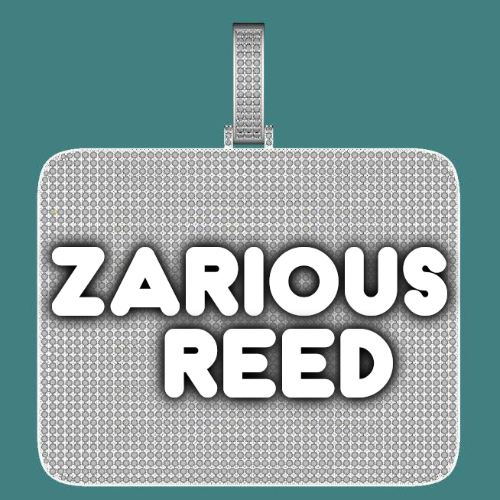 CUSTOM LETTER NECKLACE 3D BIG SQUARE
