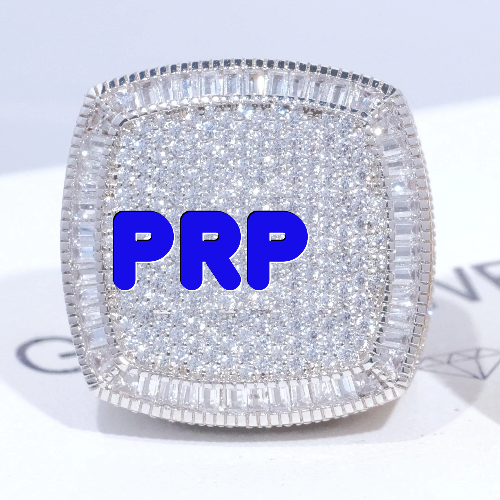 CUSTOM LETTER 3D ICED RING