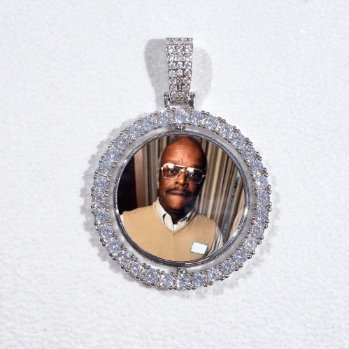 3D Spinning 2-Faced Custom Picture Pendant